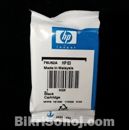 HP 63 Original Ink Black Cartridge